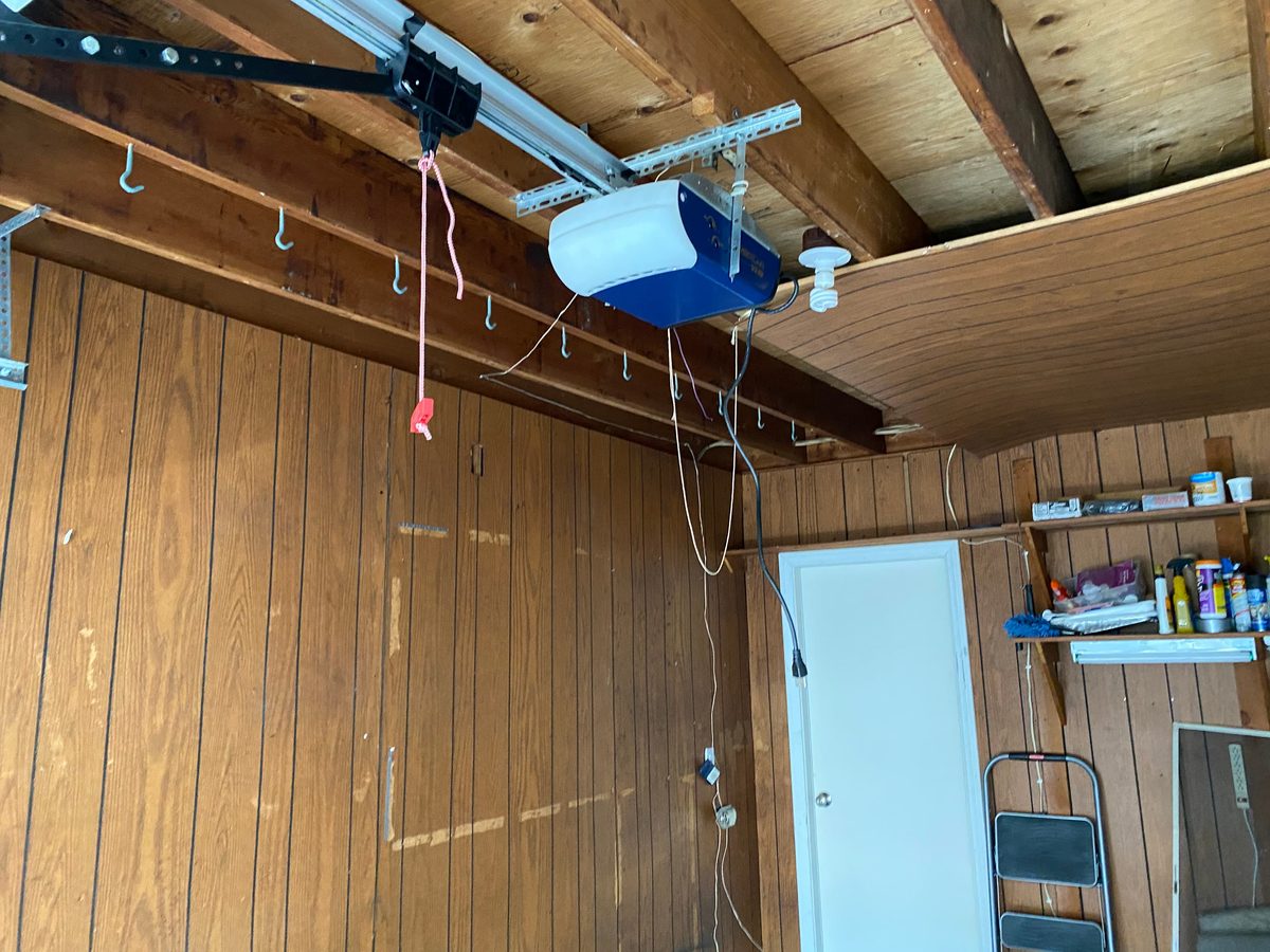 New Genie garage door opener after replacement